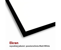 ART Ekran elektryczny 120" 244x183cm z pilotem FS-120 - 1387637 - zdjęcie 4
